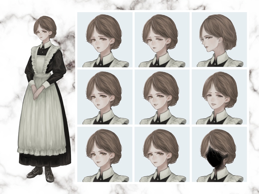 【TRPG立ち絵】屋敷にいそうな人シリーズ|NPC|現代・日常