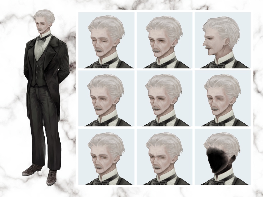 【TRPG立ち絵】屋敷にいそうな人シリーズ|NPC|現代・日常