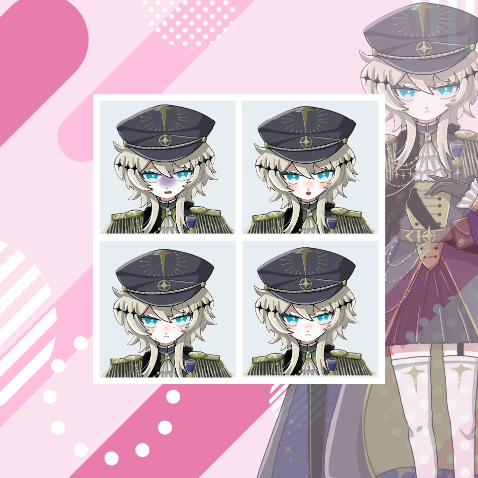 【TRPG立ち絵】軍服ロリータ|NPC|ファンタジー・日常
