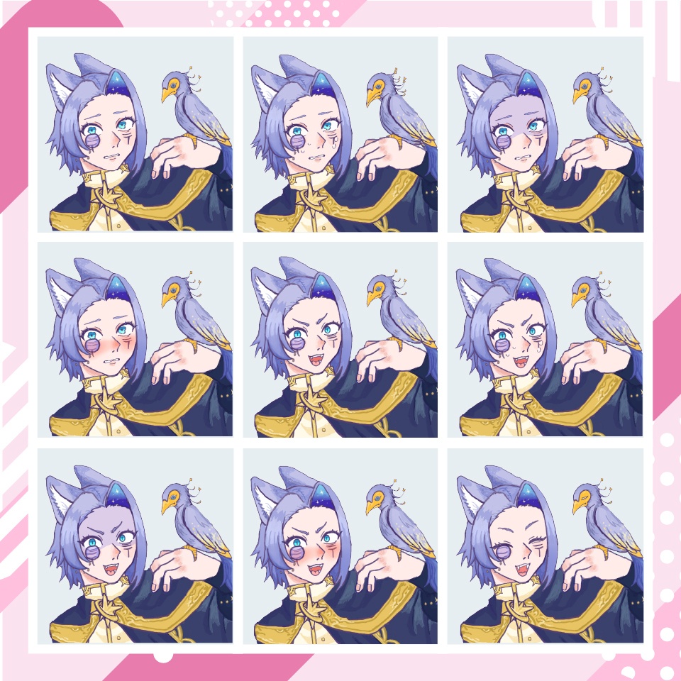 【TRPG立ち絵】ケモミミ魔法使い|NPC|ファンタジー・日常