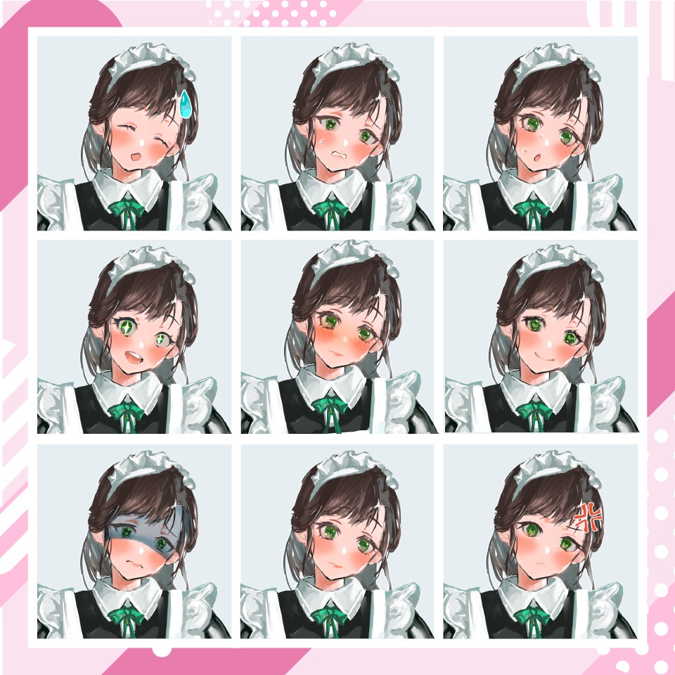 【TRPG立ち絵】クラシカルメイド|NPC|ファンタジー・日常