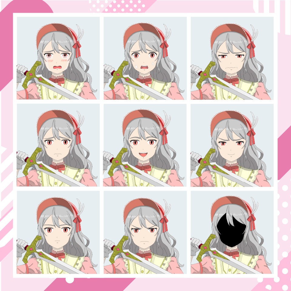 【TRPG立ち絵】西洋ファンタジー×ロリータ|NPC|ファンタジー・日常