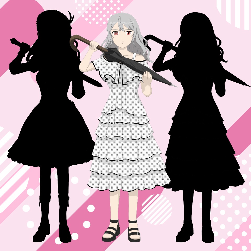 【TRPG立ち絵】西洋ファンタジー×ロリータ|NPC|ファンタジー・日常