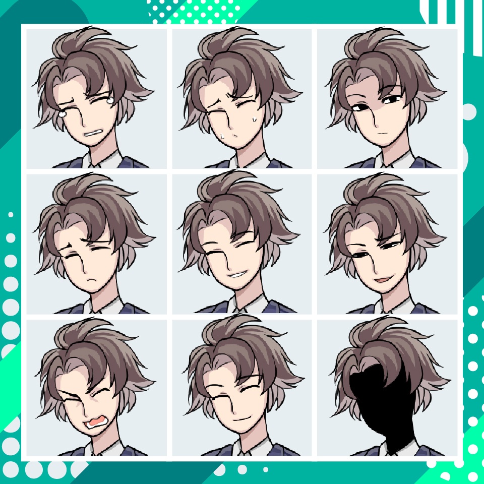 【TRPG立ち絵】糸目の男|NPC|ファンタジー・日常