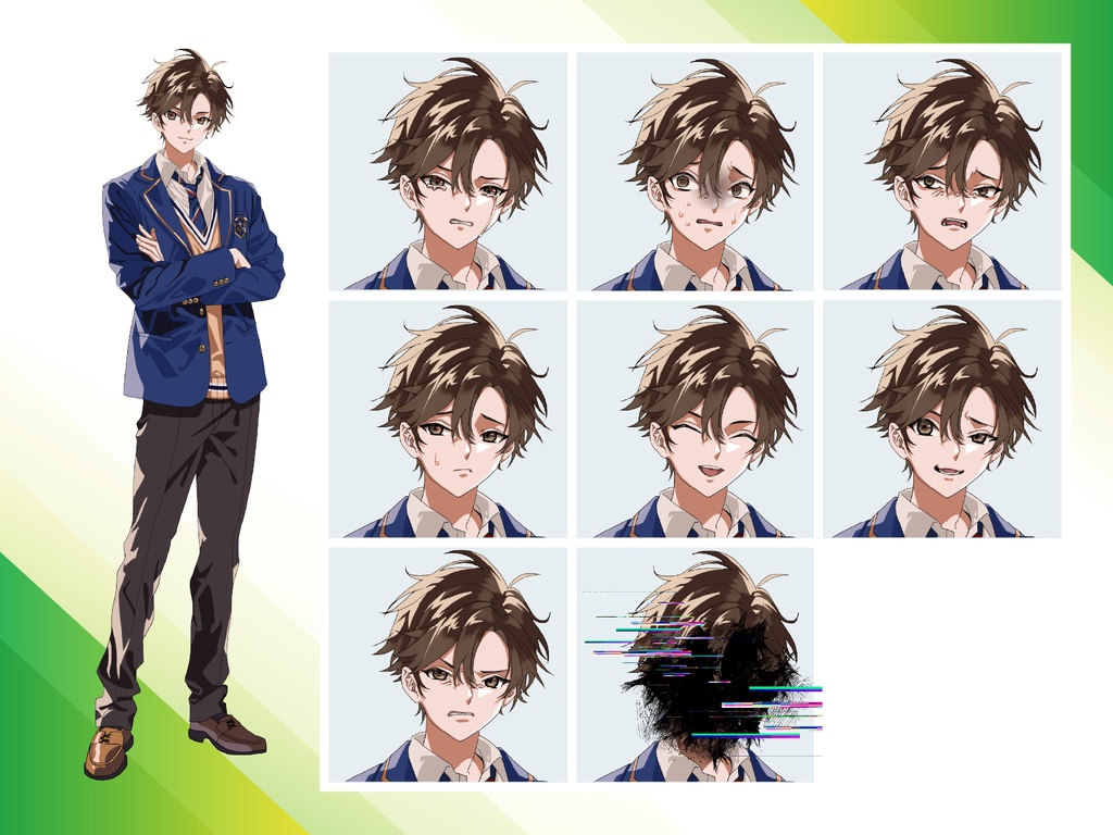 【TRPG立ち絵】高校生男子シリーズ|NPC|現代・日常