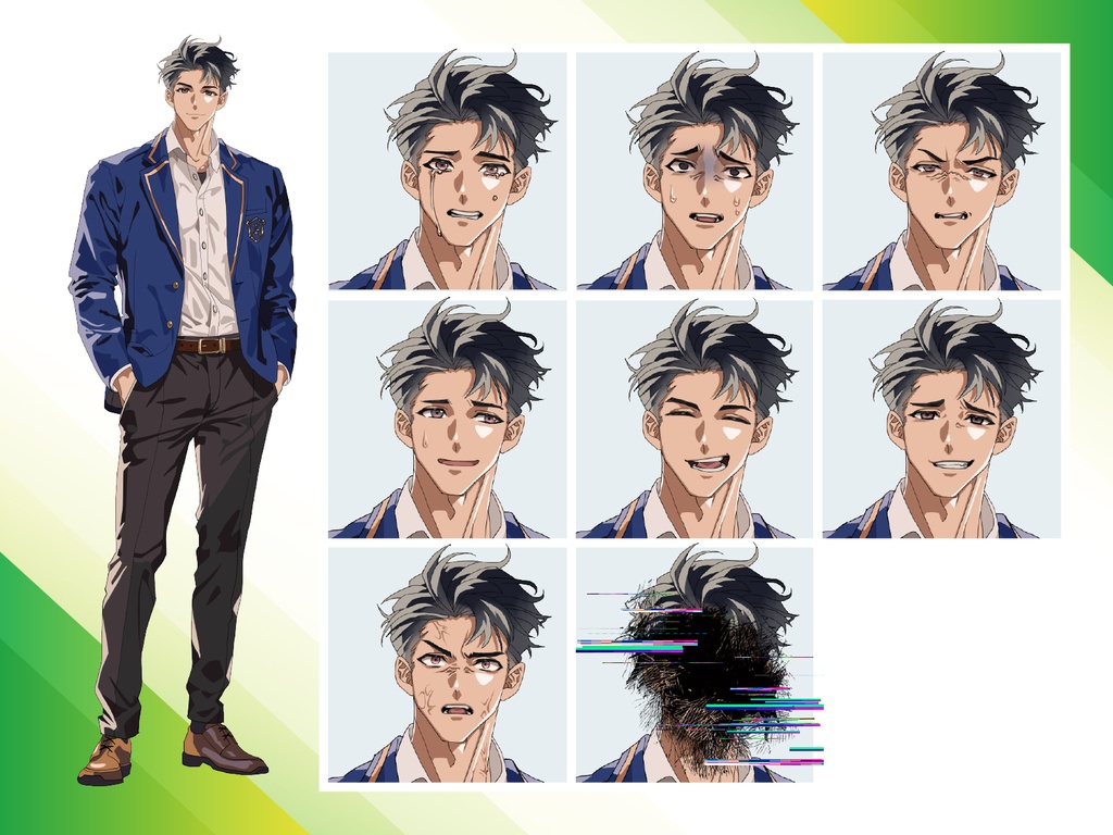 【TRPG立ち絵】高校生男子シリーズ|NPC|現代・日常