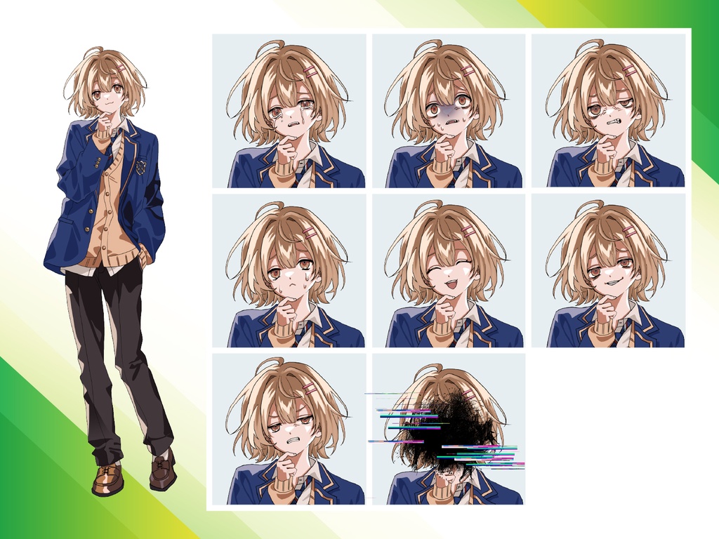 【TRPG立ち絵】高校生男子シリーズ|NPC|現代・日常