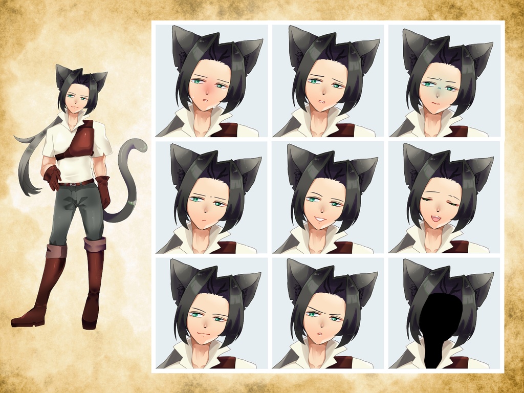【TRPG立ち絵】冒険者一行シリーズ|NPC|ファンタジー・日常
