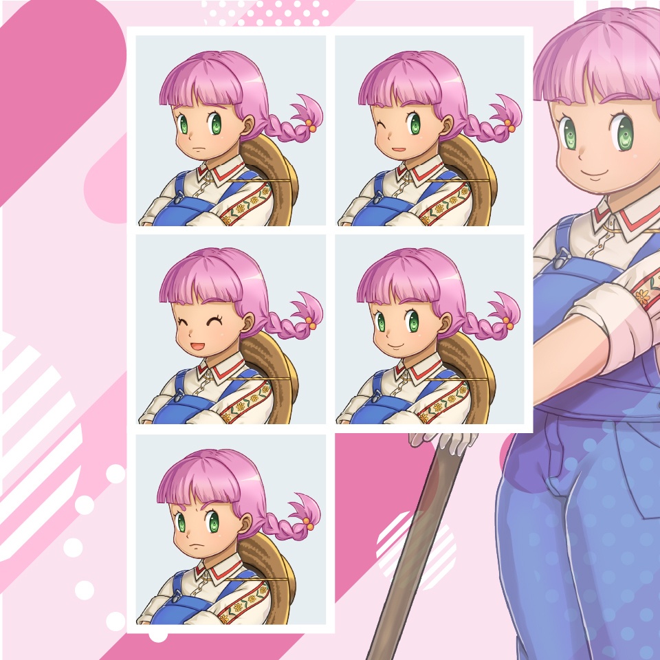 【TRPG立ち絵】牧場経営田舎娘|NPC|ファンタジー・日常