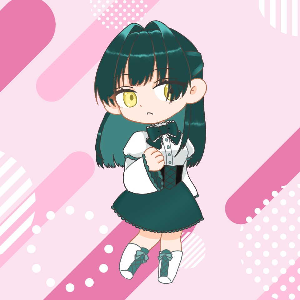 【TRPG立ち絵】緑髪少女|NPC|ファンタジー・日常