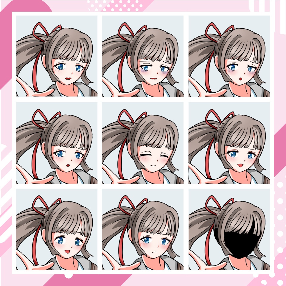 【TRPG立ち絵】探偵JK|NPC|学園・日常