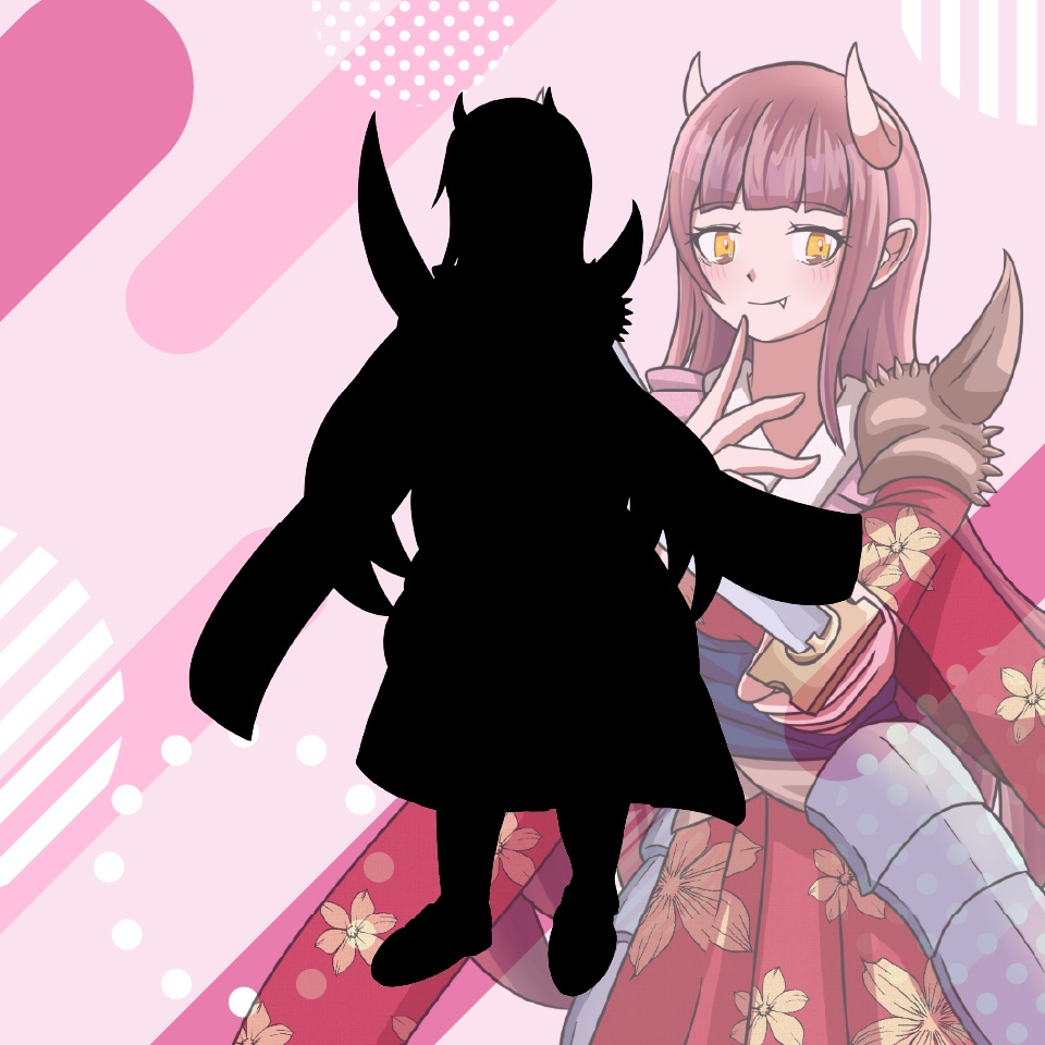 【TRPG立ち絵】鬼剣士|NPC|ファンタジー・日常