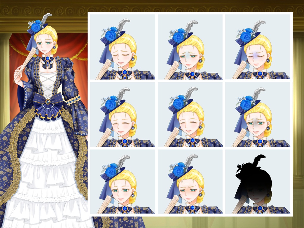 【TRPG立ち絵】貴族シリーズ(中世ヨーロッパ)|NPC|ファンタジー・日常