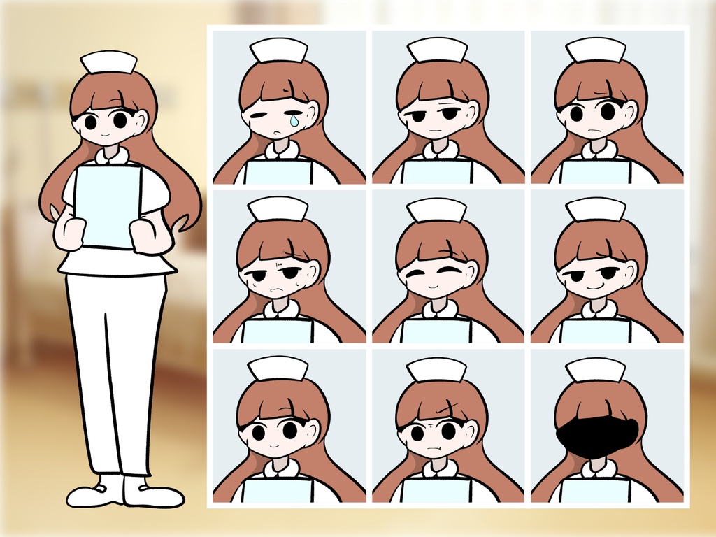 【TRPG立ち絵】病院セット|NPC|現代・日常