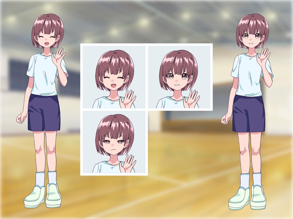 【TRPG立ち絵】学生少女セット|NPC|学園・日常