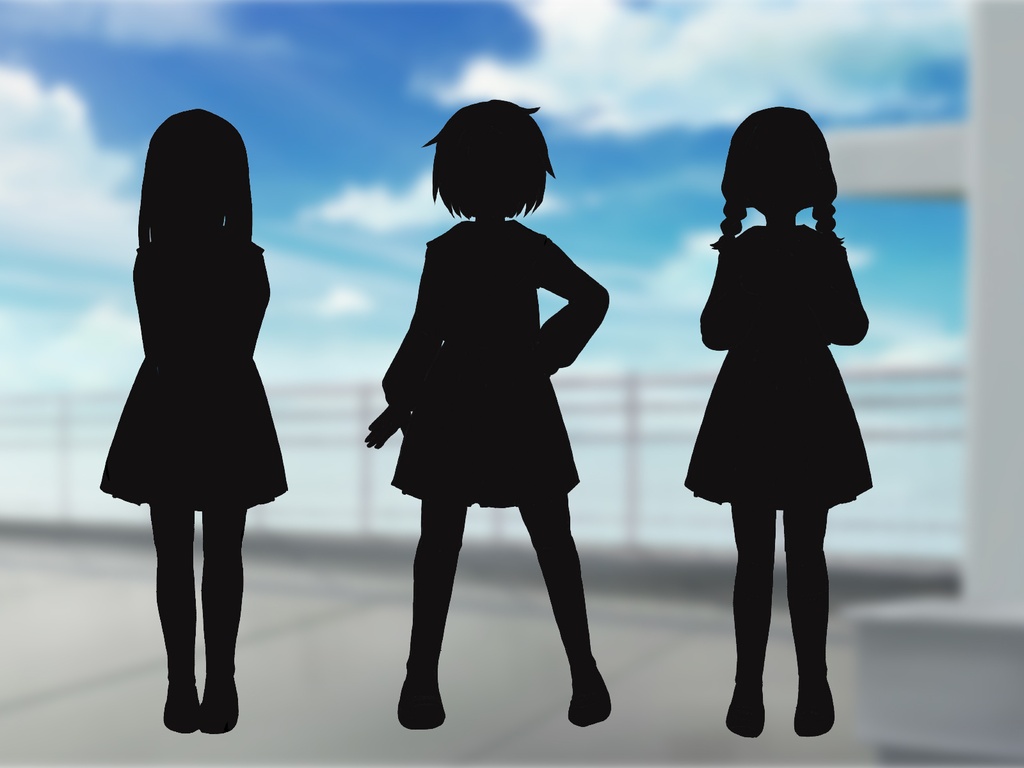 【TRPG立ち絵】中学生セット|NPC|学園・日常