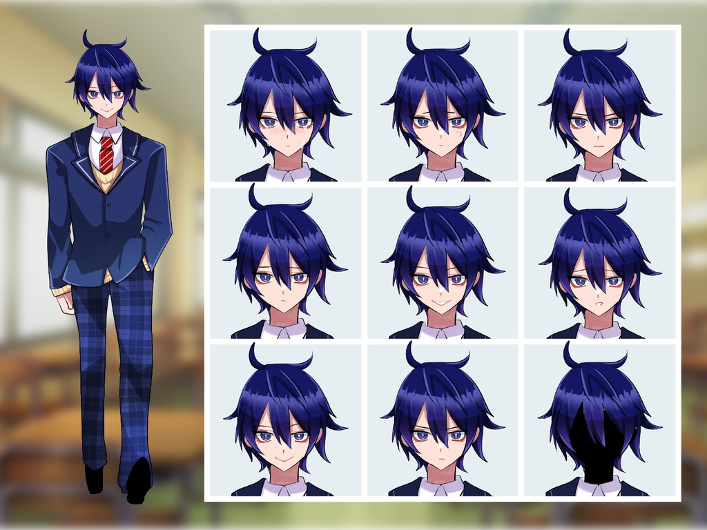 【TRPG立ち絵】いろんな男子高生シリーズ|NPC|学園・日常