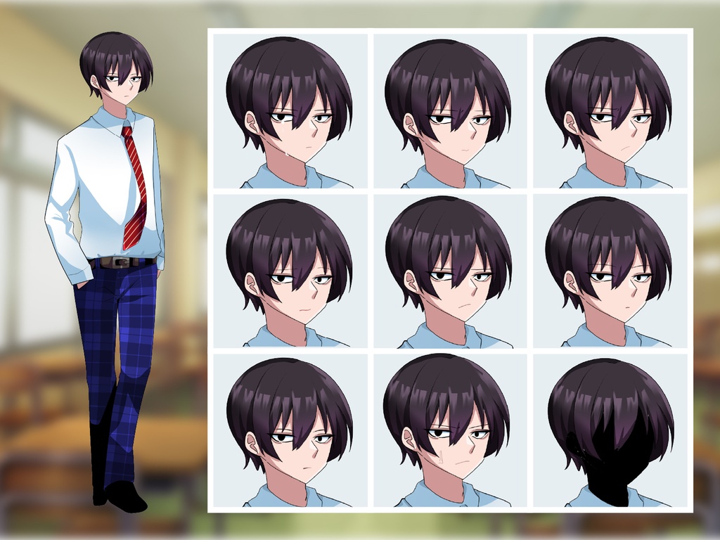 【TRPG立ち絵】いろんな男子高生シリーズ|NPC|学園・日常
