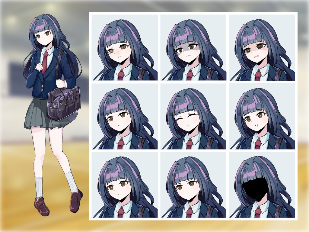 【TRPG立ち絵】いろんな女子高生シリーズ|NPC|学園・日常