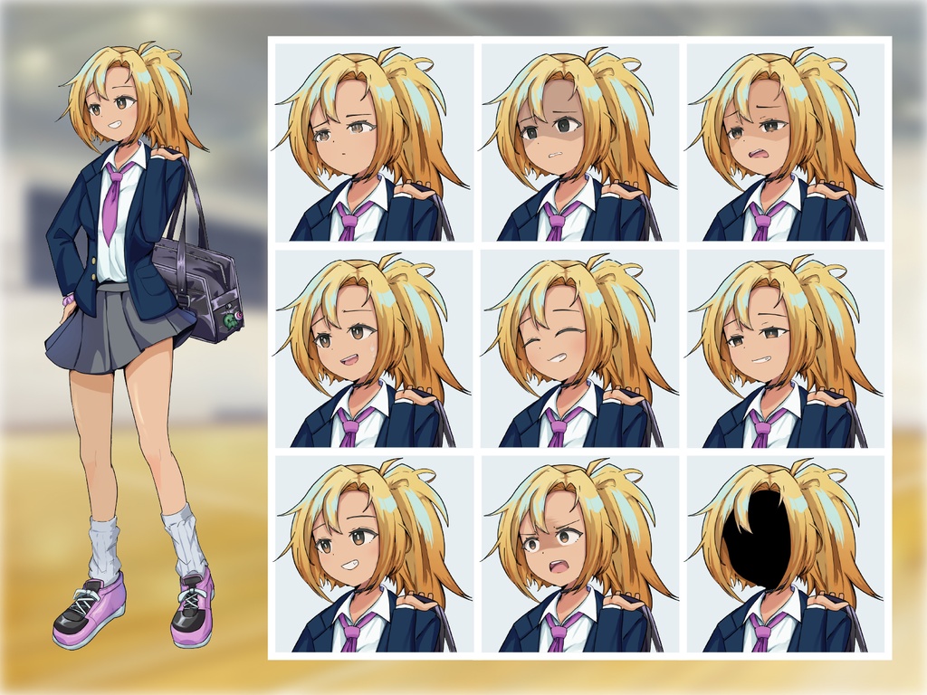 【TRPG立ち絵】いろんな女子高生シリーズ|NPC|学園・日常