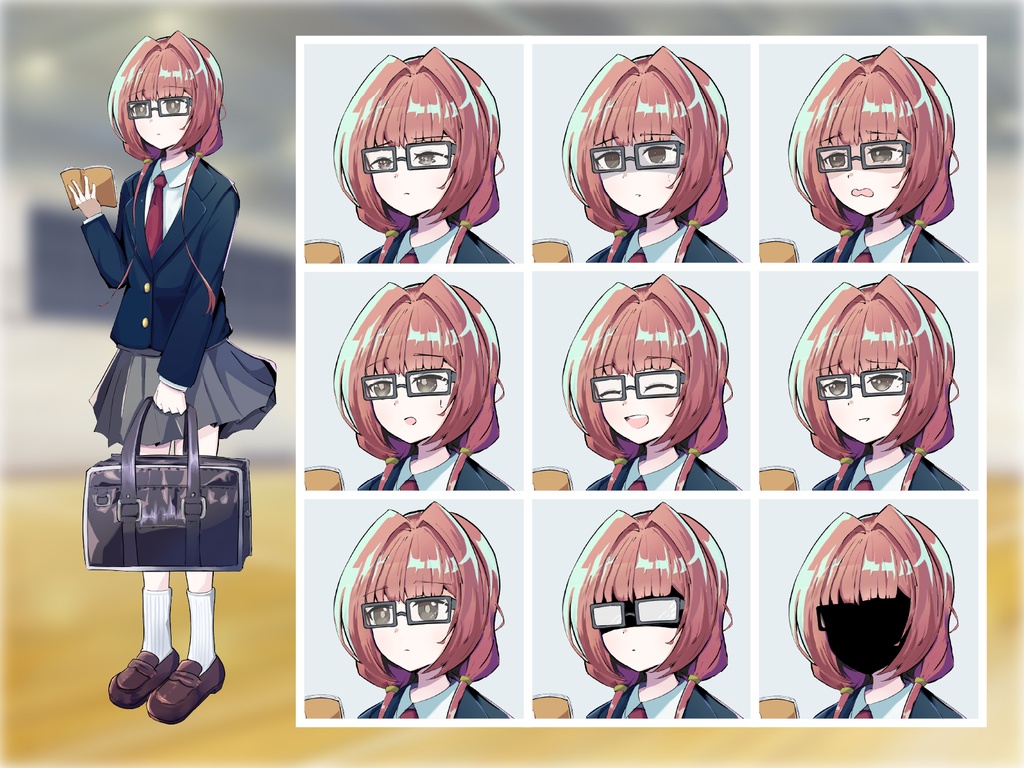 【TRPG立ち絵】いろんな女子高生シリーズ|NPC|学園・日常