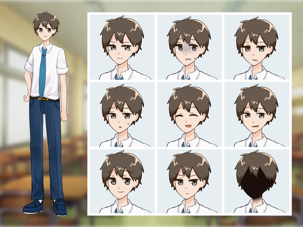 【TRPG立ち絵】様々な高校生シリーズ|NPC|学園・日常