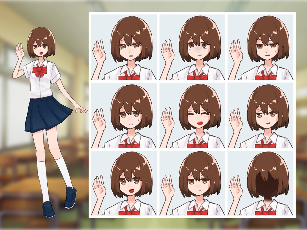 【TRPG立ち絵】様々な高校生シリーズ|NPC|学園・日常