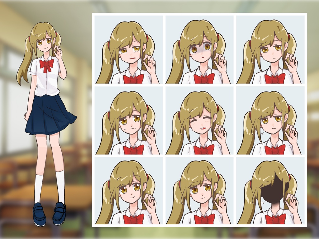 【TRPG立ち絵】様々な高校生シリーズ|NPC|学園・日常