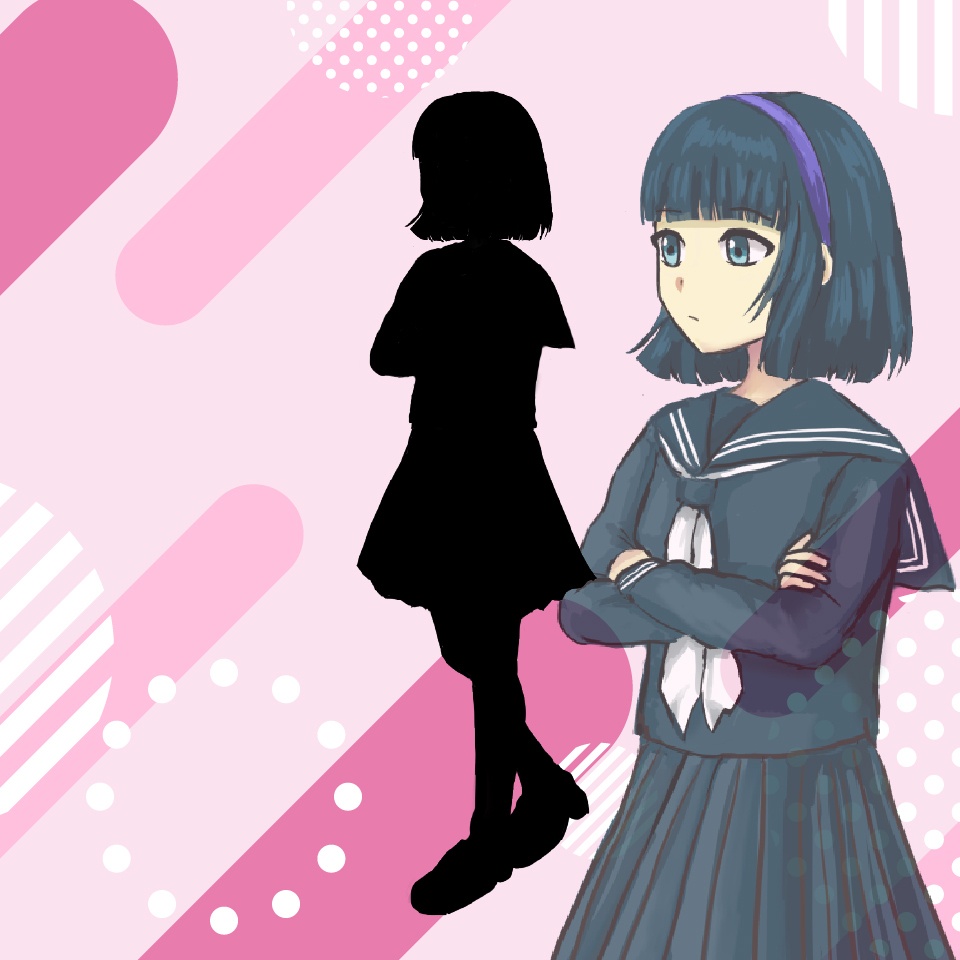 【TRPG立ち絵】セーラー服の学生|NPC|学園・日常【無料】