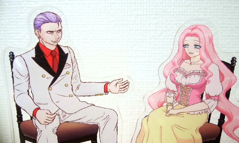 光る!アクスタ 対談風 アルフレッド・赤城 ローズ・灰原