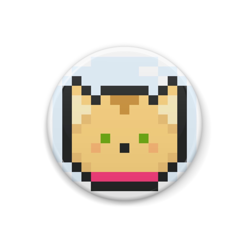 ドットぱん缶バッジ