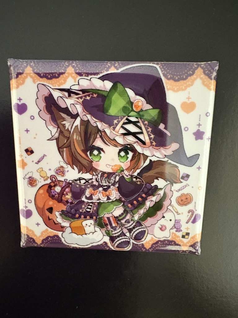 あすとろぱんく四角缶バッジ(ハロウィンver)