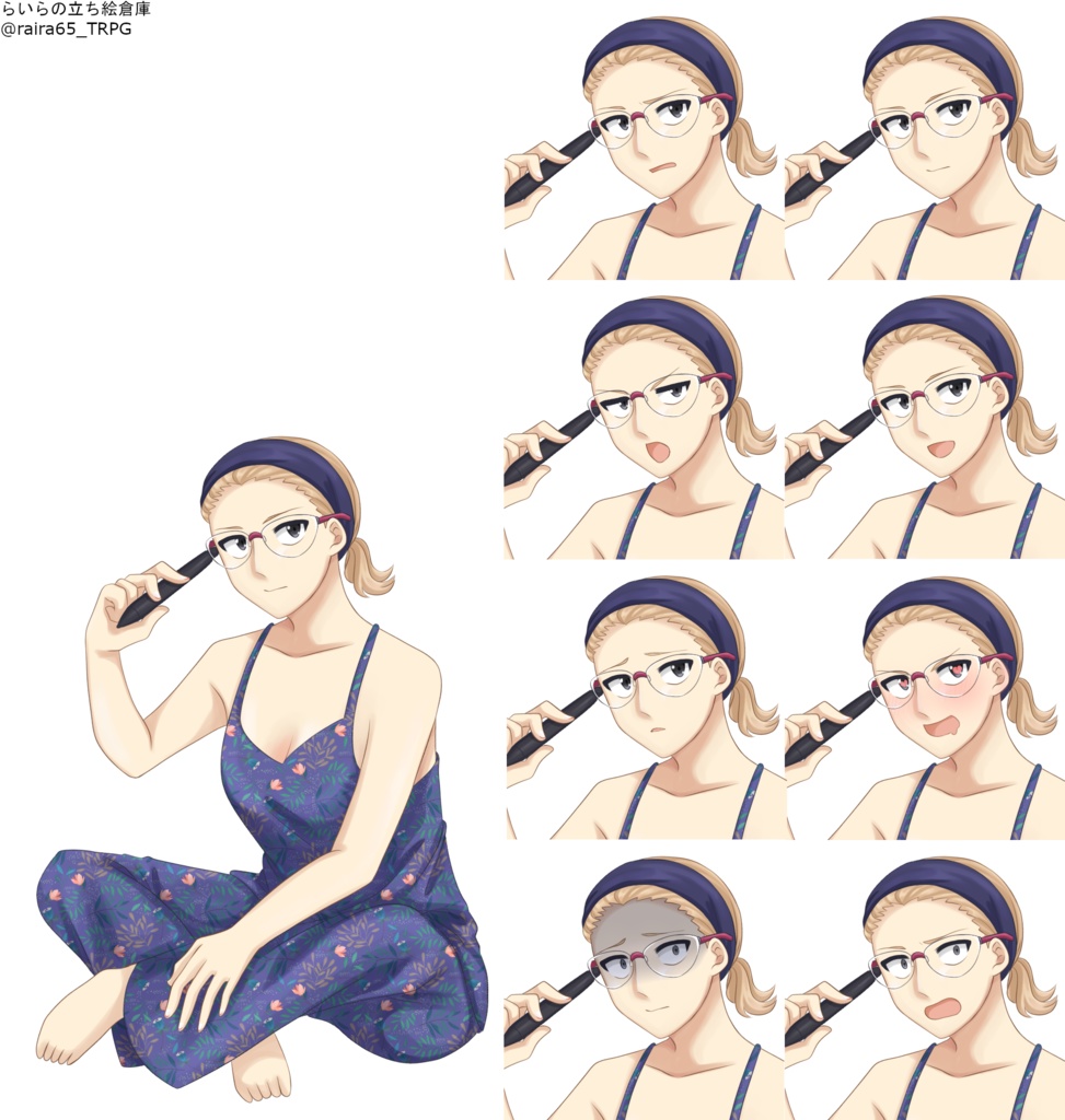 擬態系女オタクの立ち絵