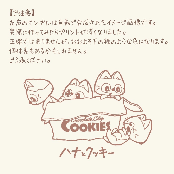 箱の中のクッキーたち