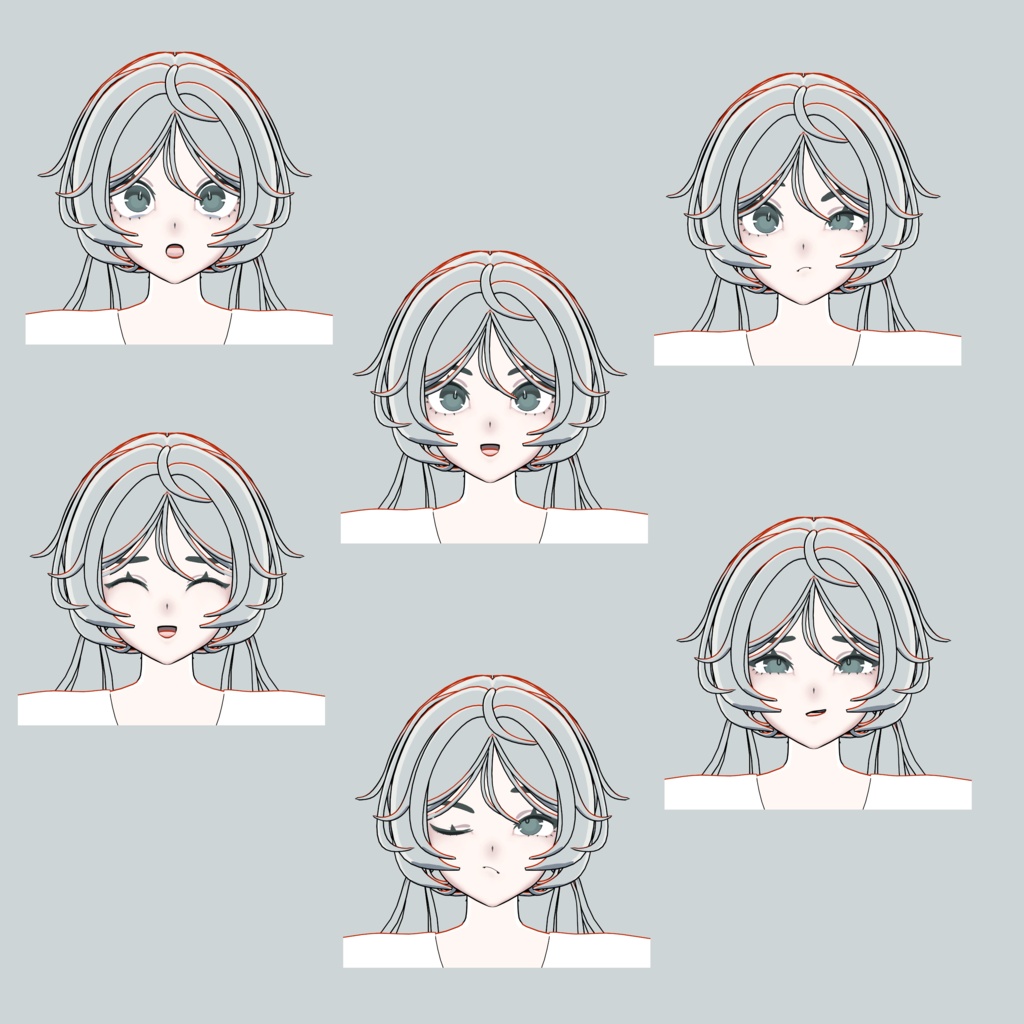【Unito】オリジナル3Dモデル #siroinosotai