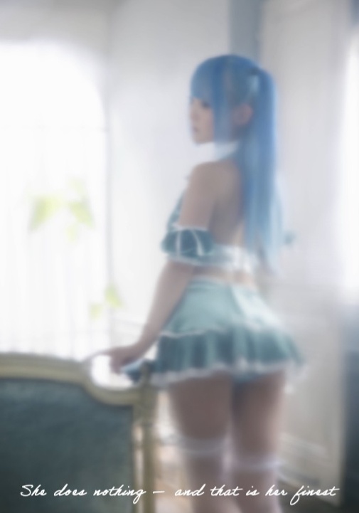 青髪めいどは働かない(パルフェットショーケース委託商品)