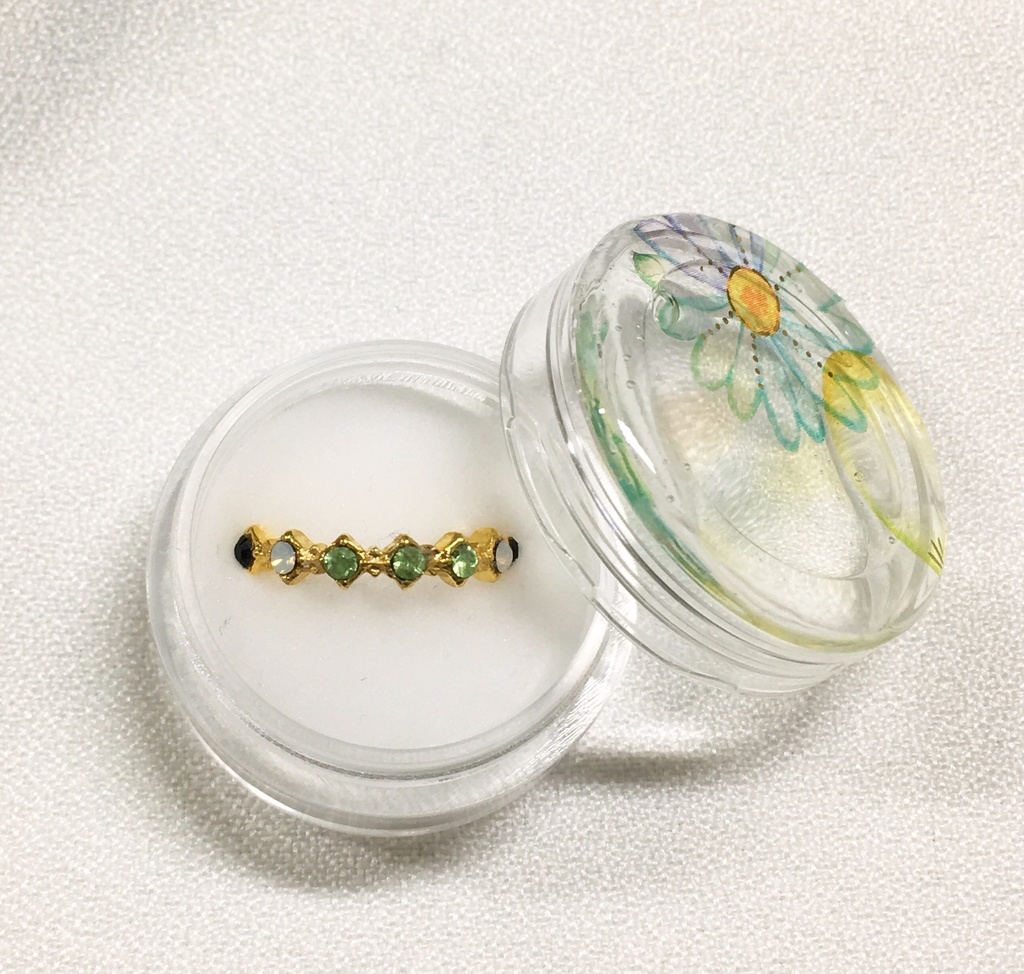 ケース付きピンキーリング