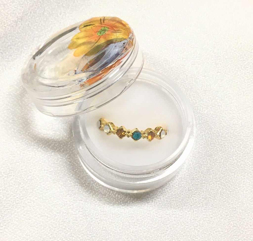 ケース付きピンキーリング