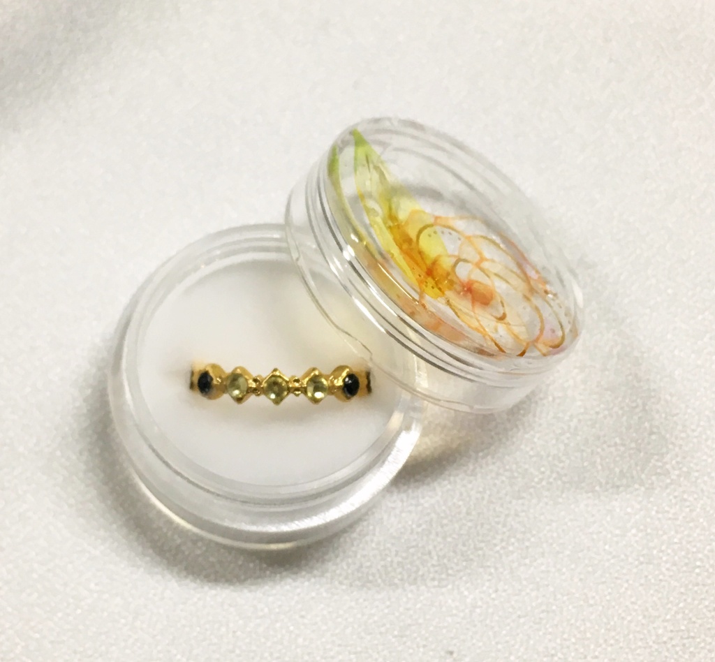 ケース付きピンキーリング