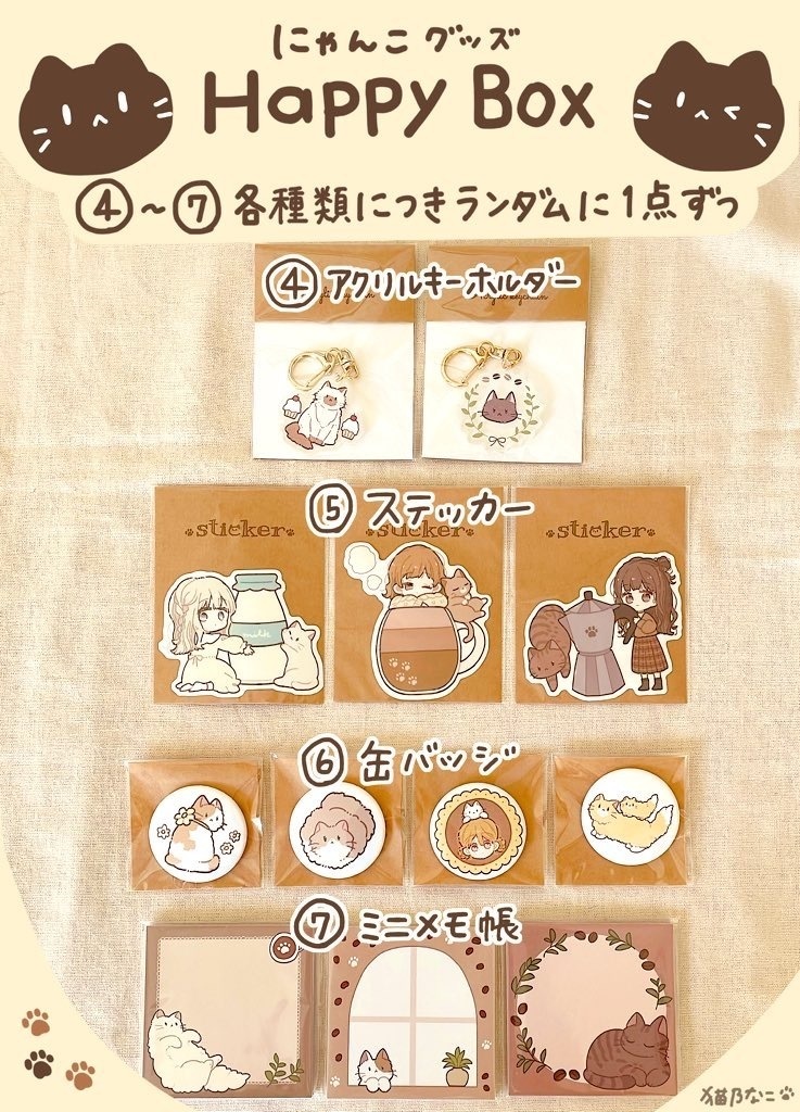 にゃんこグッズHappyBox