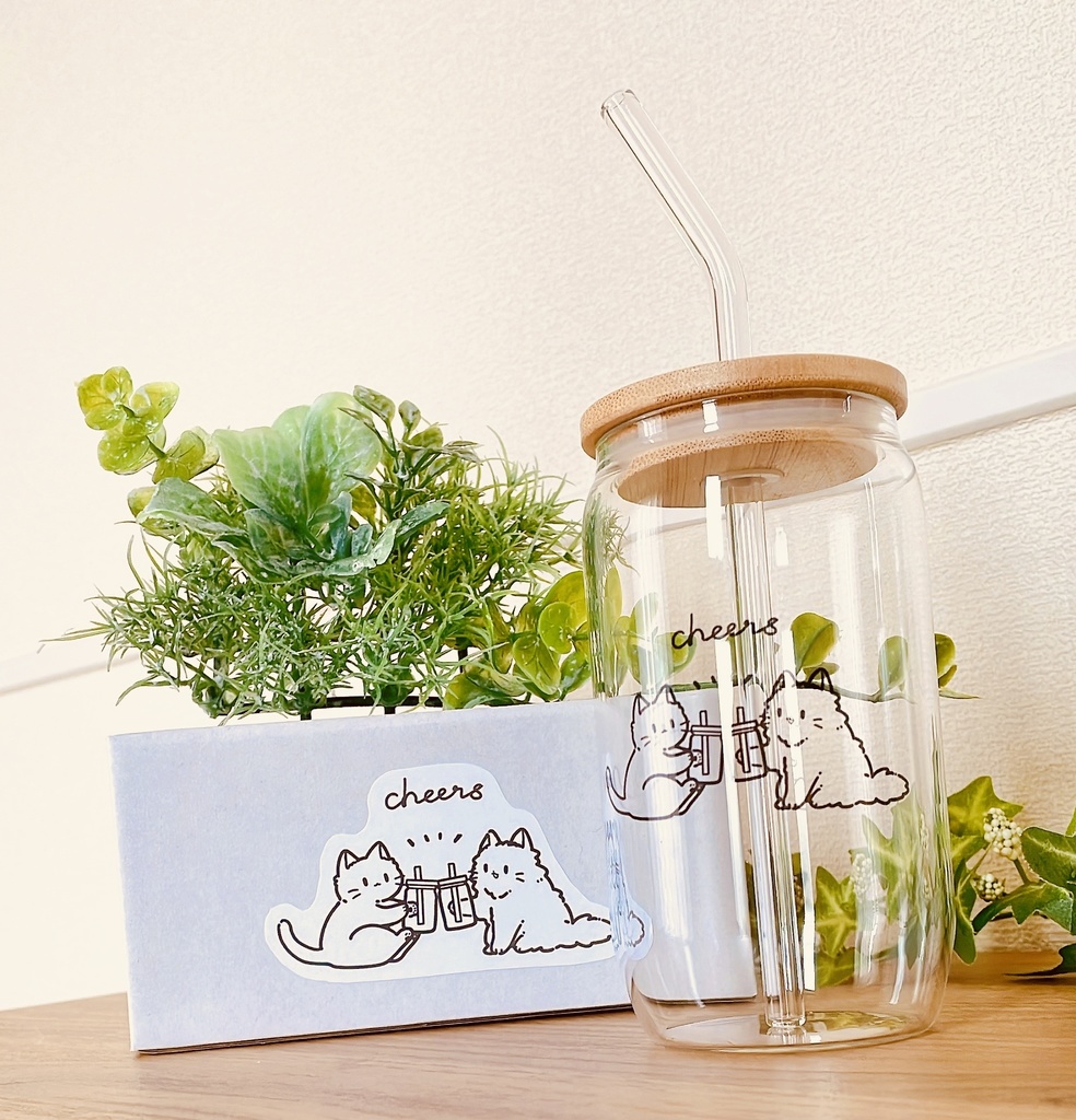cheersにゃんこグラス