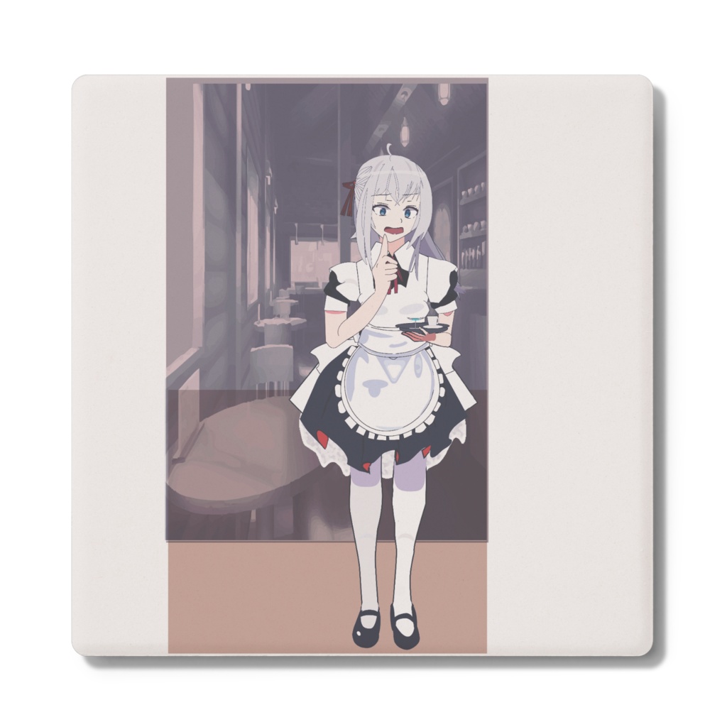メイド喫茶コースター - 角形