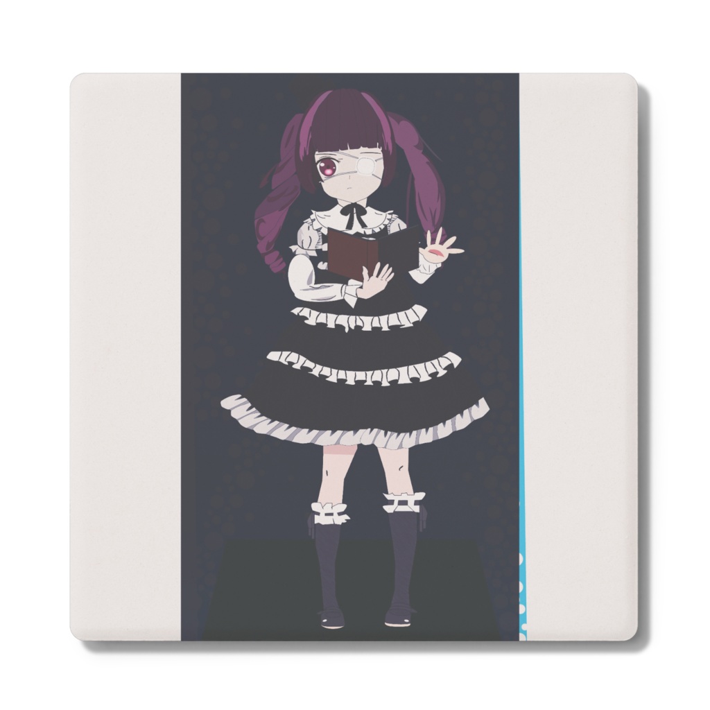 ゴスロリファッション女子｜コースター - 角形