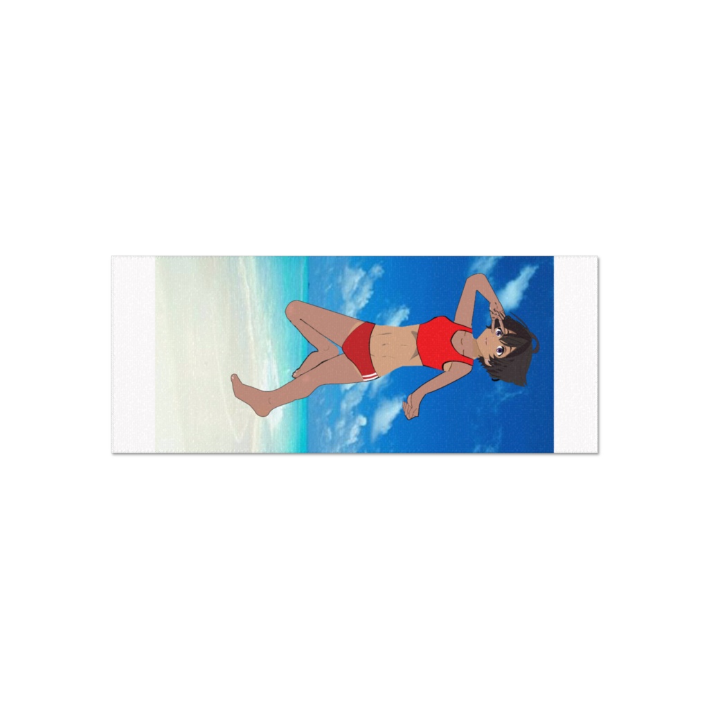 海ジャンプ日焼け少女