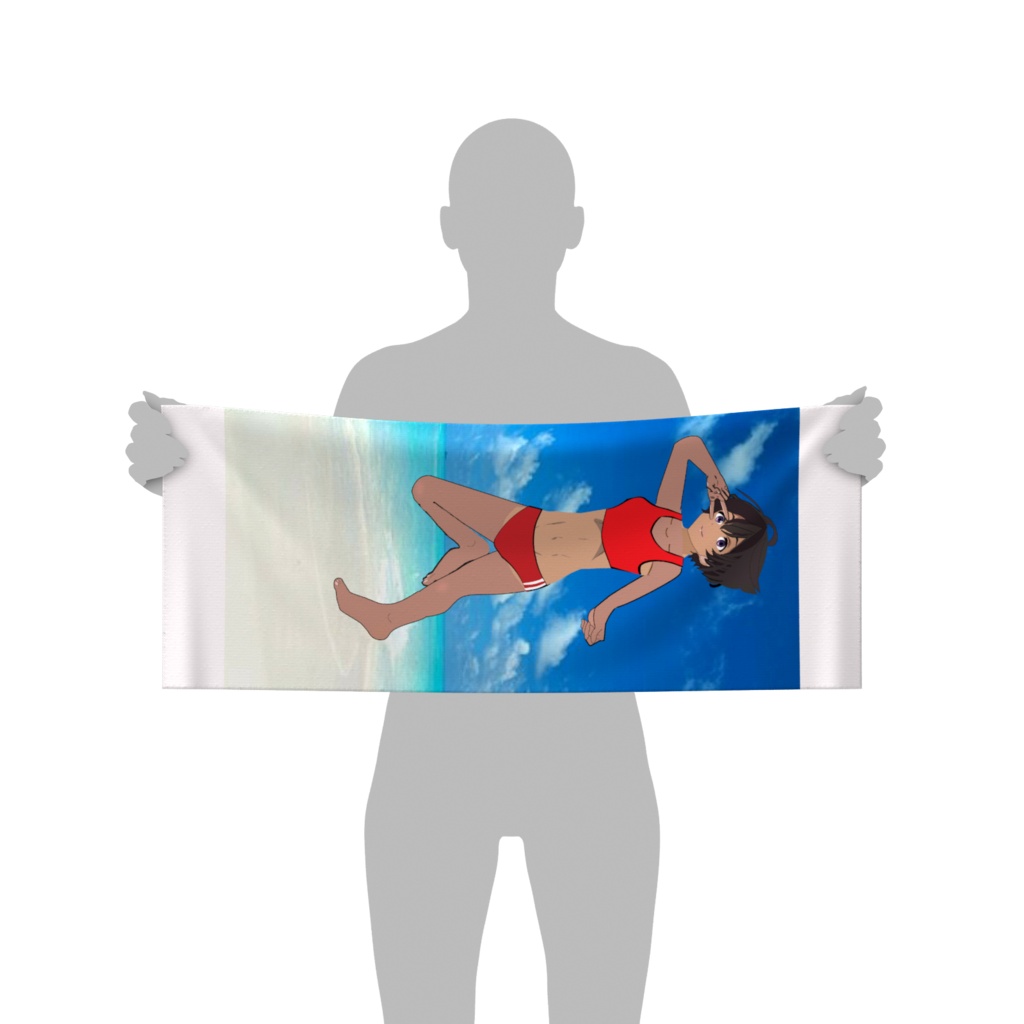 海ジャンプ日焼け少女