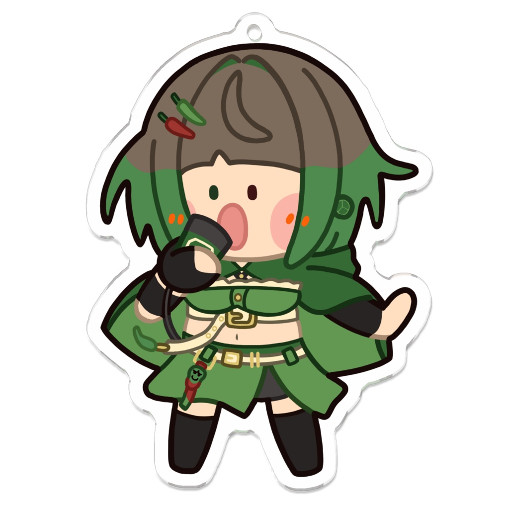 はらぺーにょ アクリルキーホルダー A