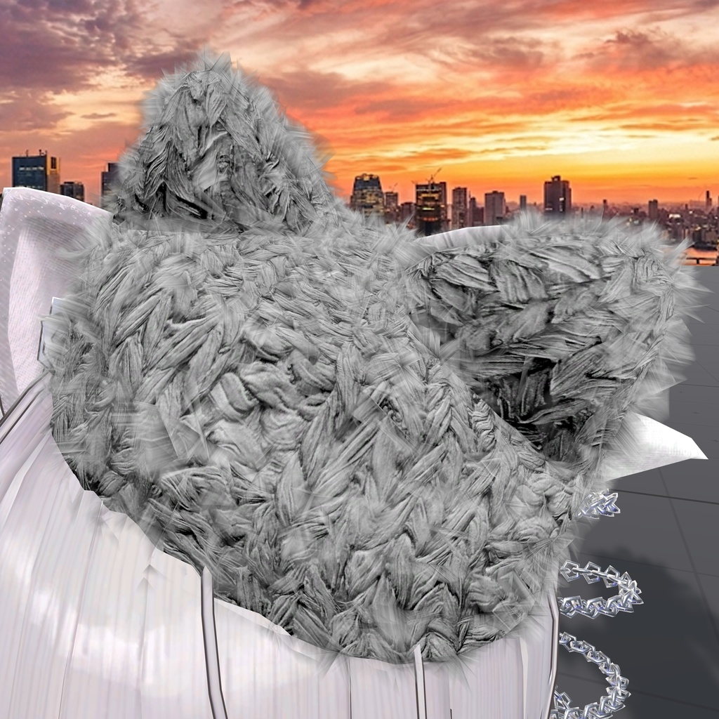 MECHENE 毛糸のボンボン帽子