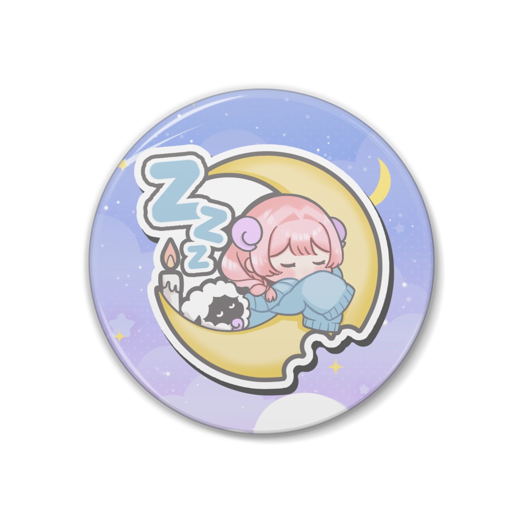 [記念缶バッジ:38mm]オリギフいい夢みようね