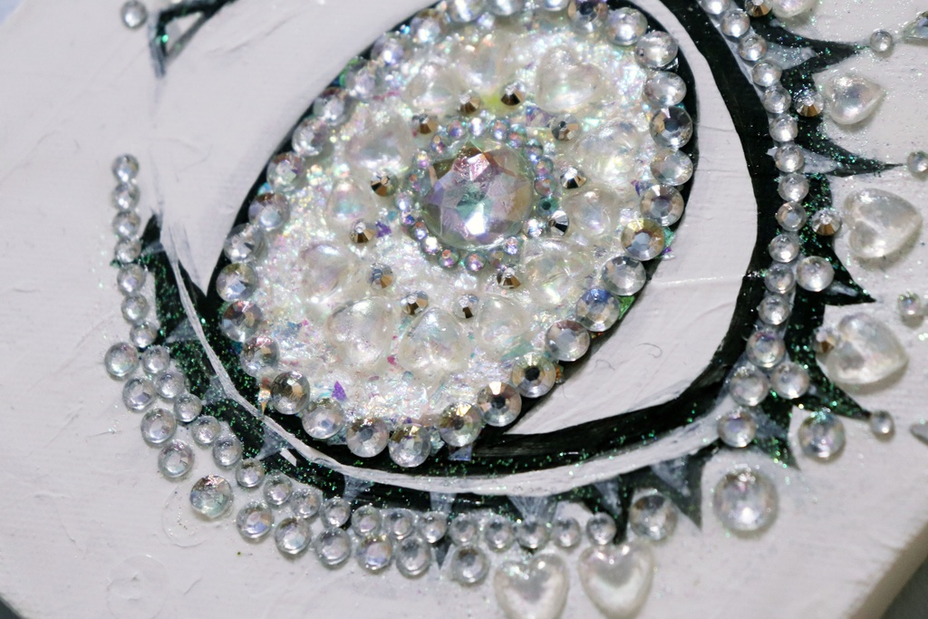 絵画「EYE (White Diamond)」