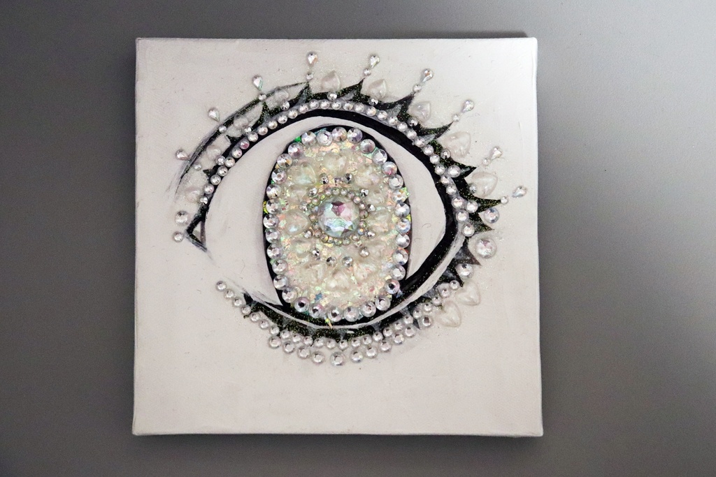 絵画「EYE (White Diamond)」